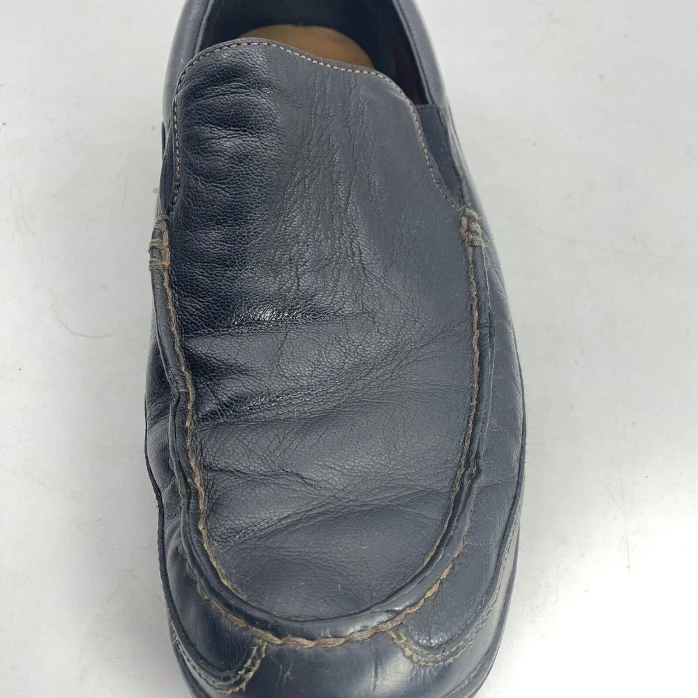 Cole Haan Shoes Mens Loafers 11 M Leather Tucker Venetian Slip On C03557 Black‎